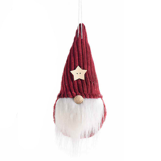 Addobbo albero gnomo rosso