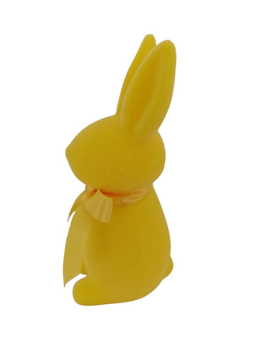 Coniglietto in vellutino giallo