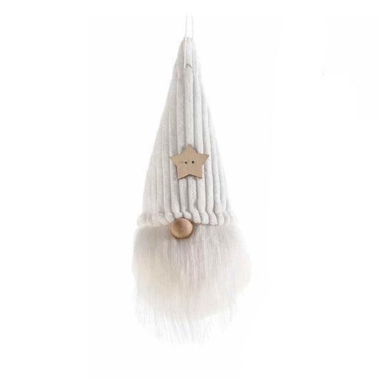 Addobbo albero gnomo bianco