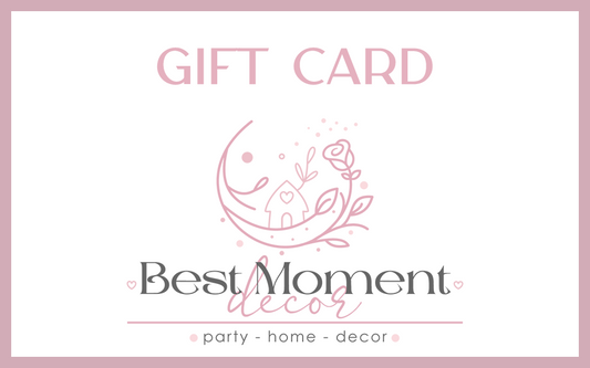 Best Moment GIFT CARD