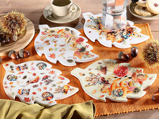 Sottopentola funghi e farfalle