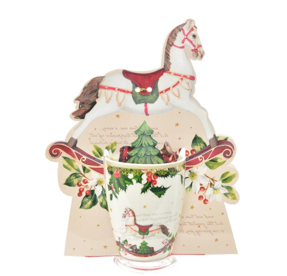 Tazza cavallo a dondolo con confezione