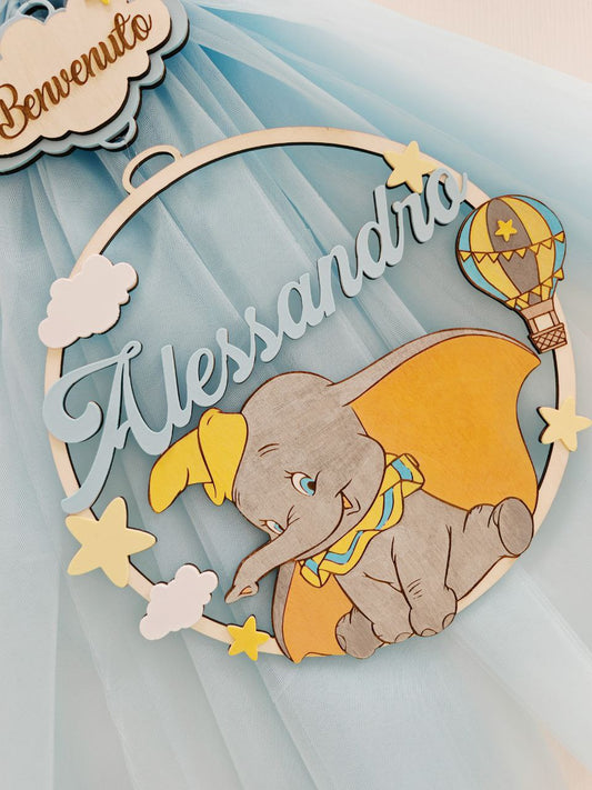 Fiocco nascita elefantino