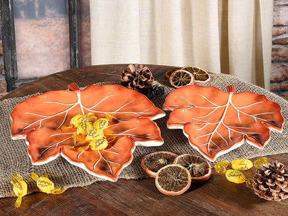 Piatti decorativi foglie autunnali