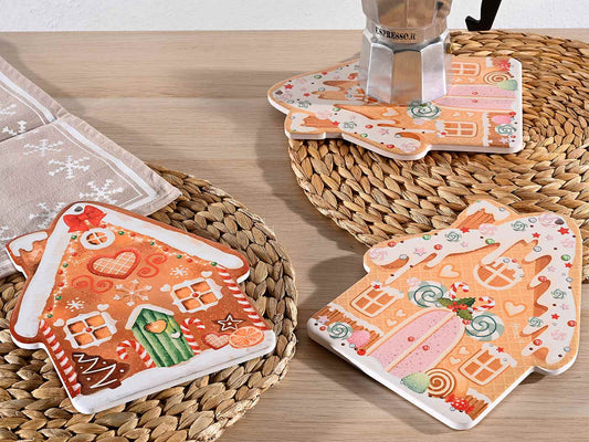 Sottopentola casetta biscotto