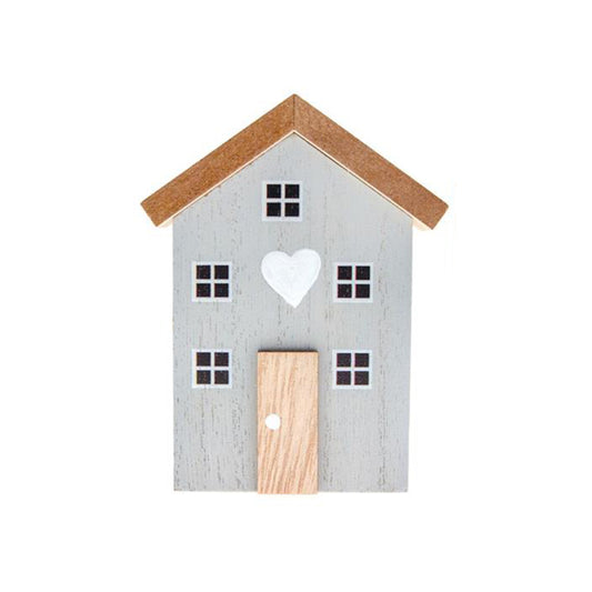 Casetta in legno grigia