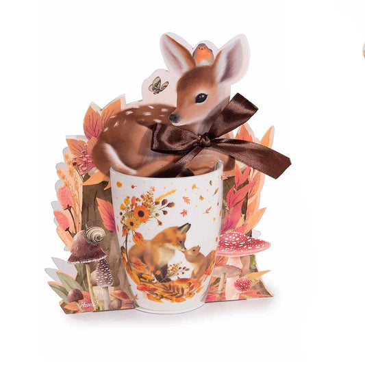 IN ARRIVO Tazza con confezione regalo volpe