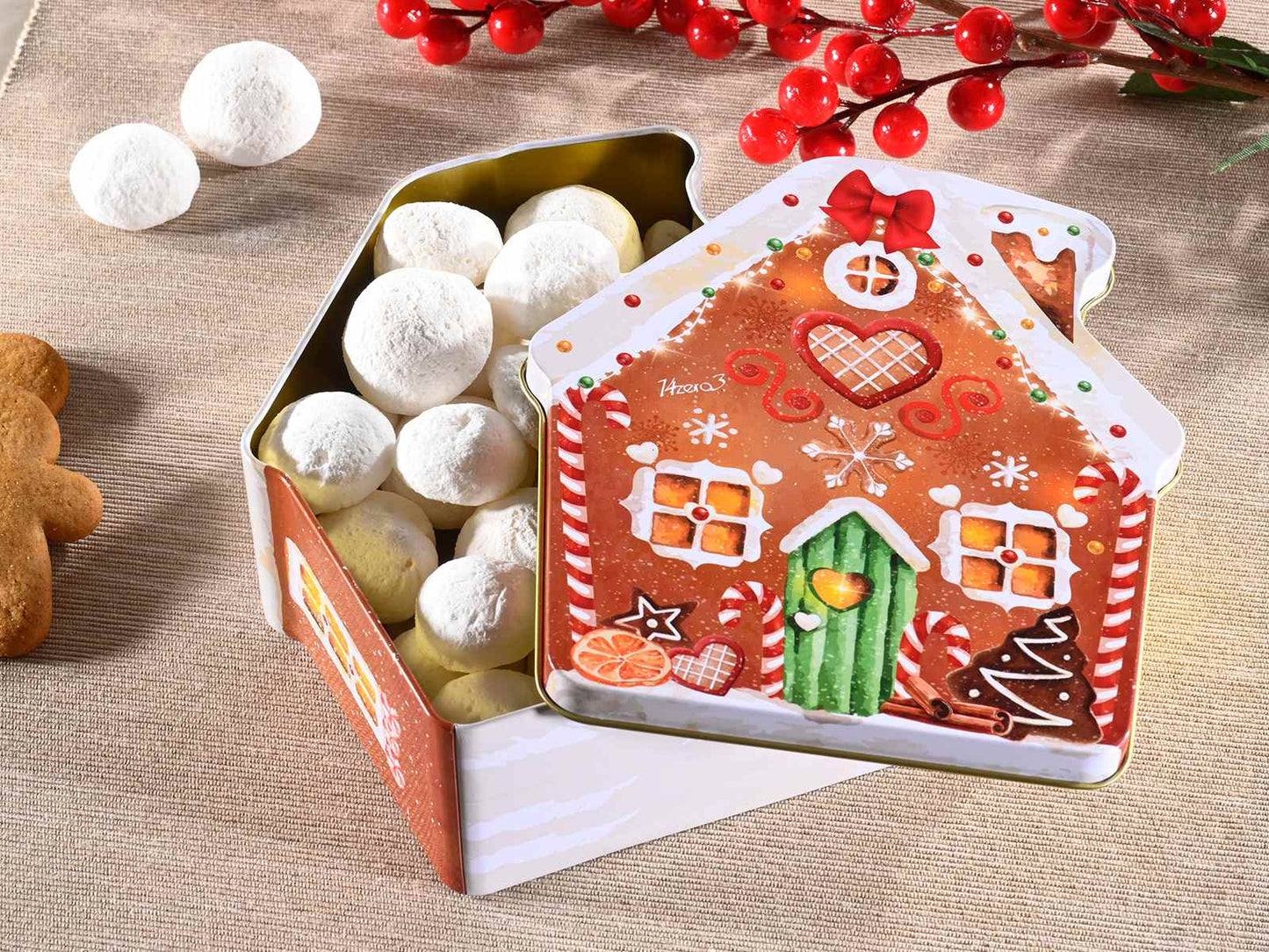 Scatola regalo in latta casetta