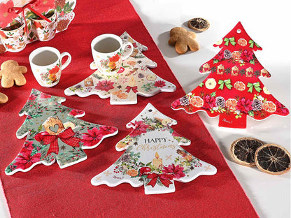 Sottopentola albero rosso