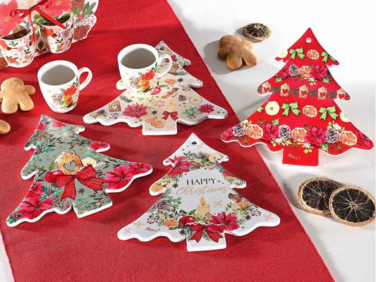 Sottopentola albero happy Christmas