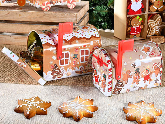 Scatola in latta biscottini