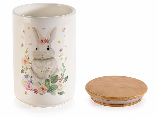Barattolo coniglio con scatola regalo