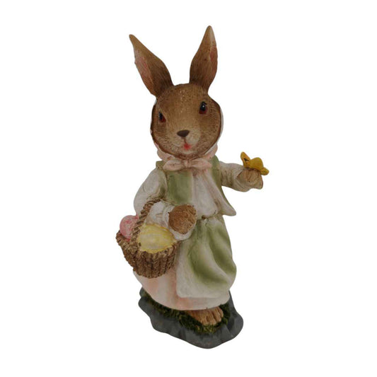 Coniglietta farfalla con cestino