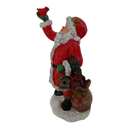 Babbo Natale in resina d'appoggio