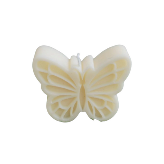 Candela farfalla panna