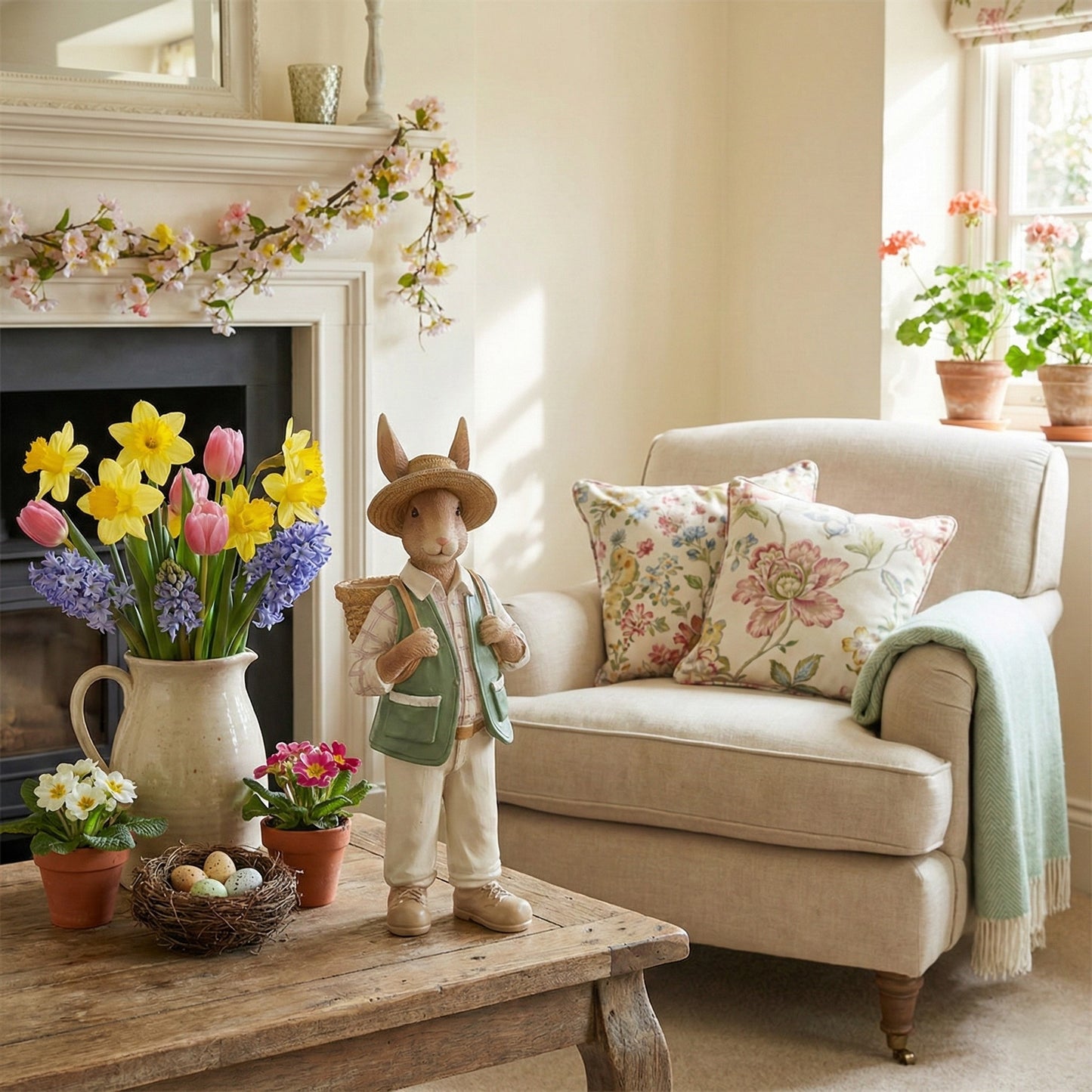 Coniglio con cestino