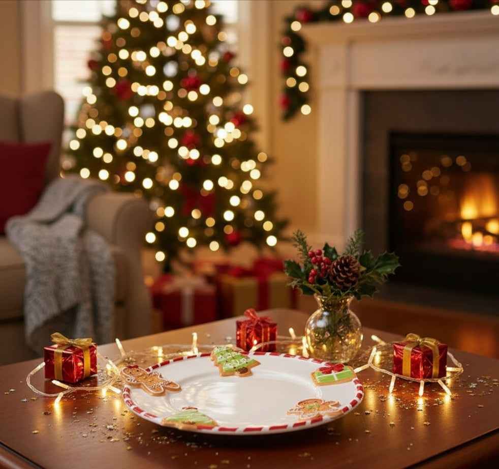 Piatto in ceramica biscottini grande