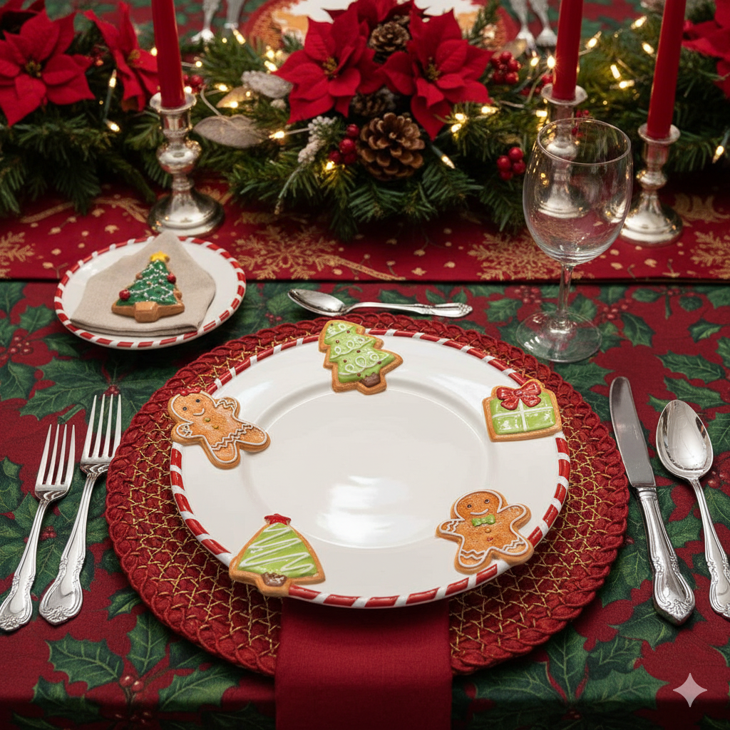 Piatto in ceramica biscottini grande