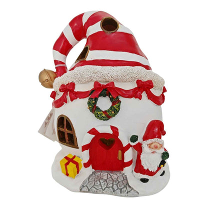 Casa di Natale folletto con luce led