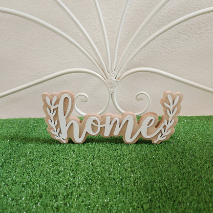 Scritta in legno  Home