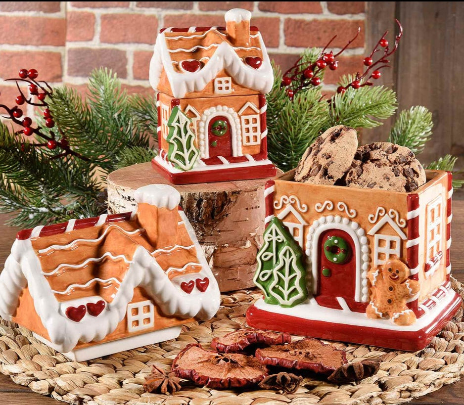 Barattolo casetta Natale