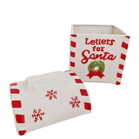 Barattolo cassetta postale bianco