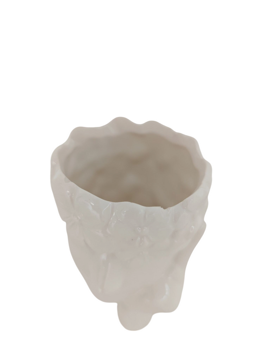 Vaso porcellana bianca