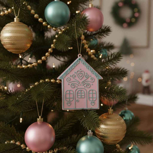 Addobbo casa pan di zenzero rosa tiffany