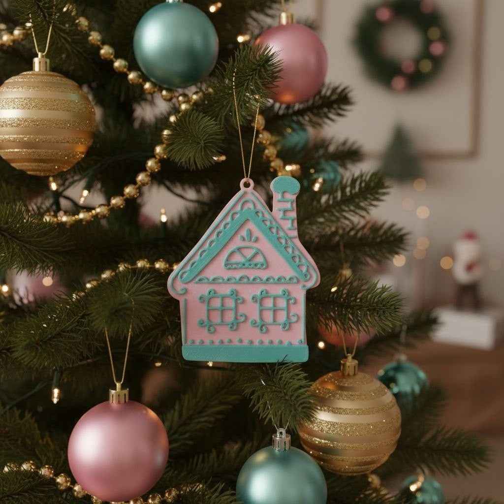 Addobbo casa pan di zenzero tiffany e rosa