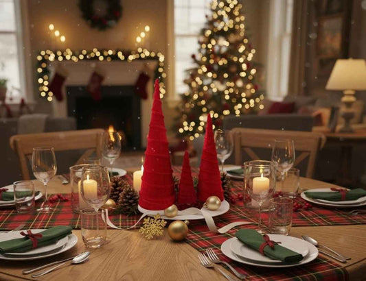 Alberi in velluto centrotavola / decorazioni