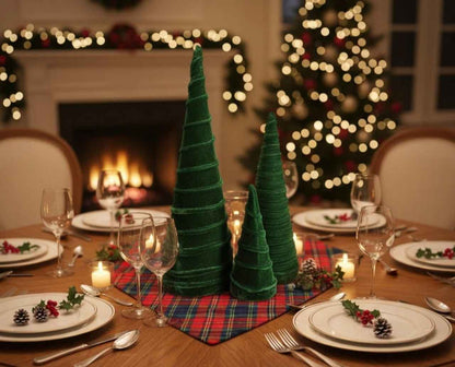 Alberi in velluto centrotavola / decorazioni