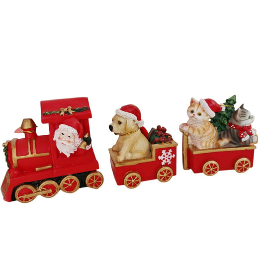 Trenino Babbo Natale e animali