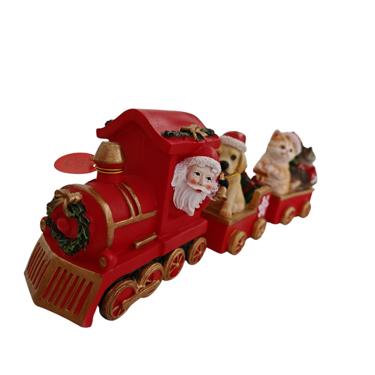 Trenino Babbo Natale e animali