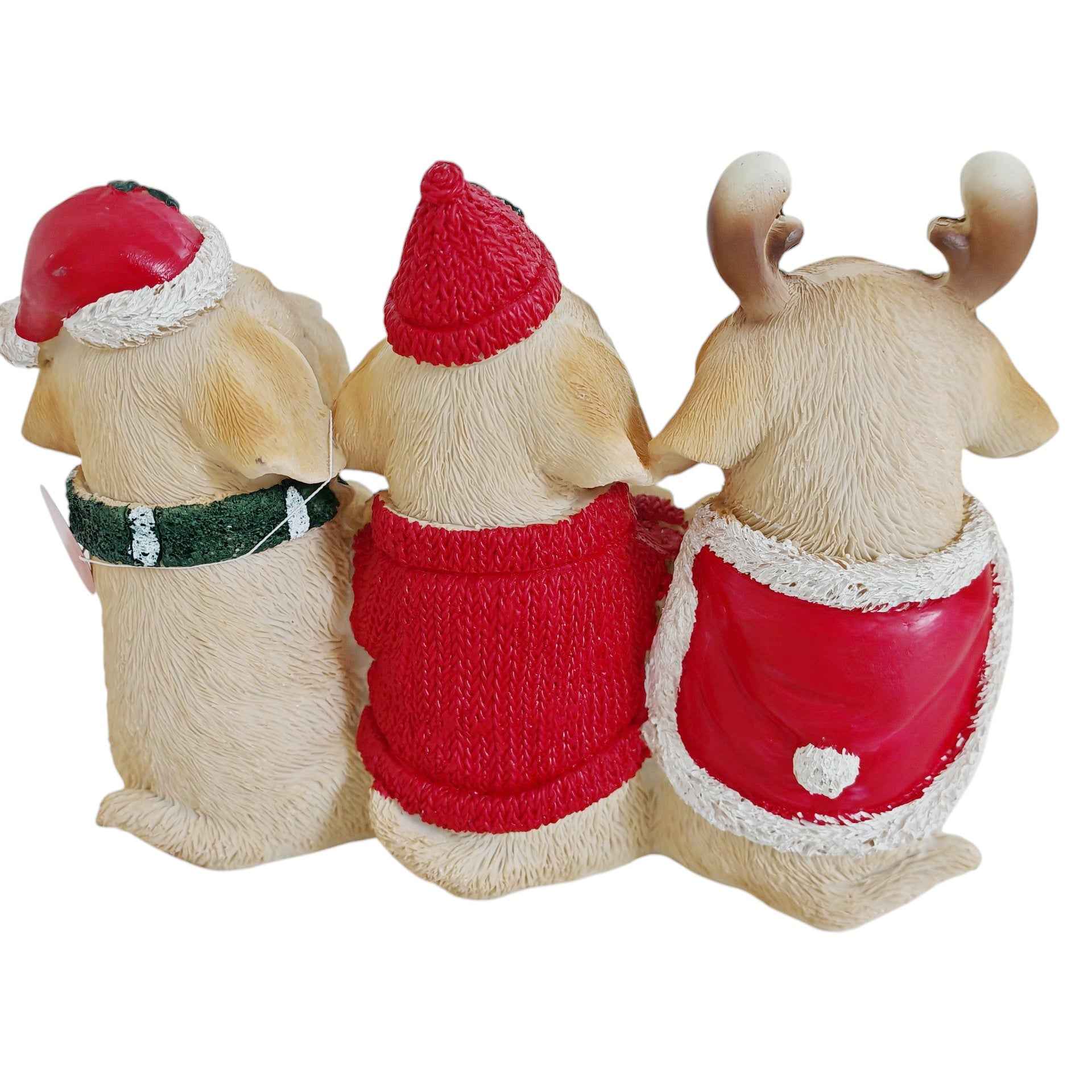 Cagnolini in resina Xmas