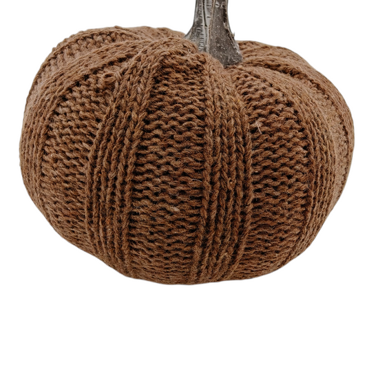 Zucca in tessuto marrone