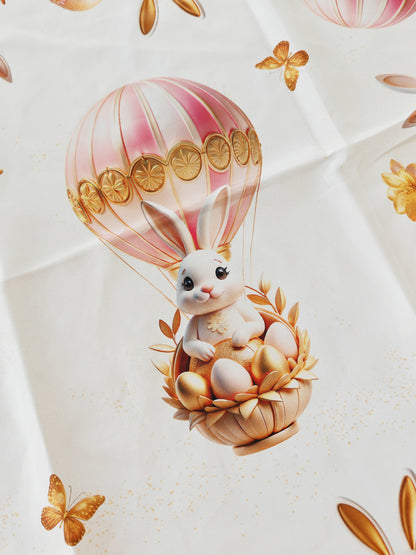 Runner bunny pink gold