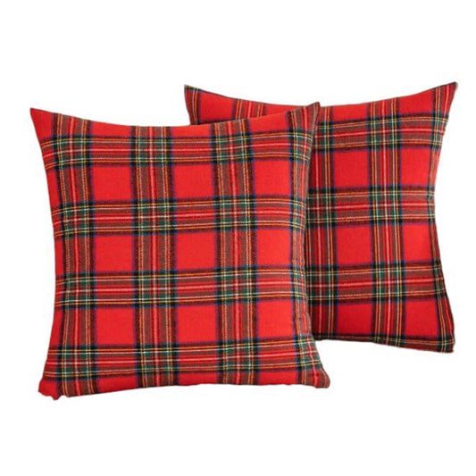 Fodera cuscino tartan