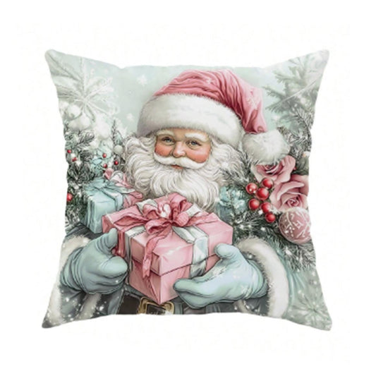 Fodera cuscino Babbo rosa
