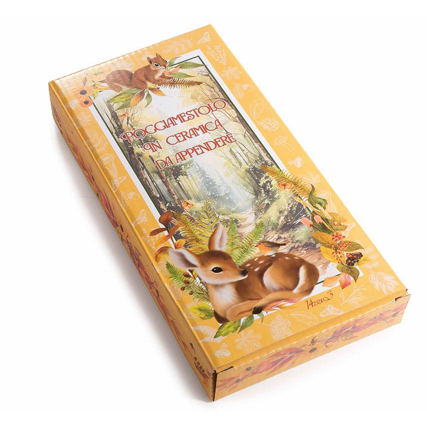 IN ARRIVO Poggiamestolo in ceramica scoiattolo con scatola